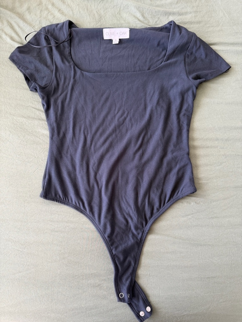 Olive & Oak Women’s Black Short Sleeve Bodysuit